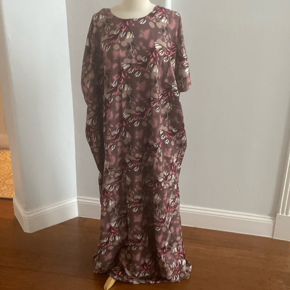 Caftan‎ AFRICAN Handmade Maxi Kaftan Dress Cotton Size OS NEW